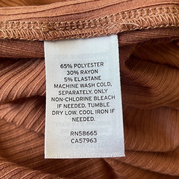 ♥️BP♥️TIE Front Edge Lettuce Minidress size (small) - Picture 9 of 9